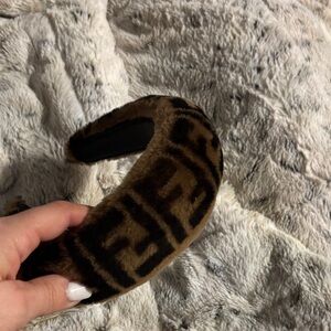 Fendi Luxe Brown and Black Hairband
